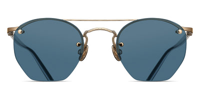 Matsuda® M3117 MTD M3117 Brushed Gold/Blue Grey 48 - Brushed Gold / Blue Grey Sunglasses