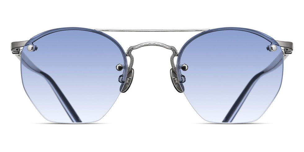 Matsuda® M3117 MTD M3117 Brushed Silver/Cafe Blue Gradient 48 - Brushed Silver / Cafe Blue Gradient Sunglasses