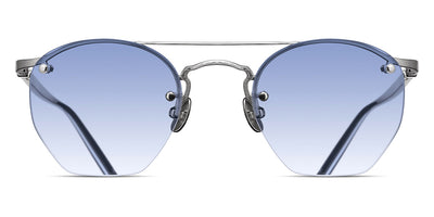 Matsuda® M3117 MTD M3117 Brushed Silver/Cafe Blue Gradient 48 - Brushed Silver / Cafe Blue Gradient Sunglasses
