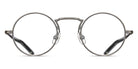 Matsuda® M3119 MTD M3119 Antique Silver 46 - Antique Silver Eyeglasses