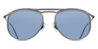 Matsuda® M3122 MTD M3122 Antique Silver/Cobalt Blue 55 - Antique Silver / Cobalt Blue Sunglasses