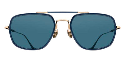 Matsuda® M3123 MTD M3123 Brushed Gold/Navy / Blue Grey 55 - Brushed Gold/Navy / Blue Grey Sunglasses