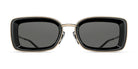Matsuda® M3124 MTD M3124 Brushed Gold/Black Grey 51 - Brushed Gold / Black Grey Sunglasses