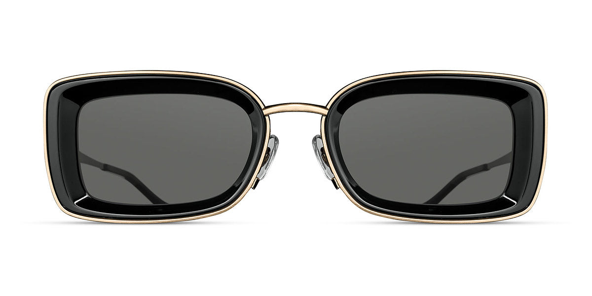 Matsuda® M3124 MTD M3124 Brushed Gold / Black Grey 51 - Brushed Gold / Black Grey Sunglasses