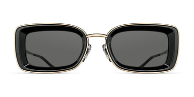 Matsuda® M3124 MTD M3124 Brushed Gold/Black Grey 51 - Brushed Gold / Black Grey Sunglasses