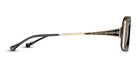 Matsuda® M3124 MTD M3124 Brushed Gold/Black Grey 51 - Brushed Gold / Black Grey Sunglasses