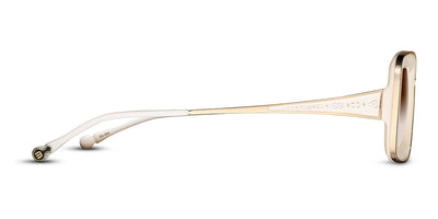 Matsuda® M3124 MTD M3124 Brushed Gold/Milk White/Brown Gradient 51 - Brushed Gold/Milk White / Brown Gradient Sunglasses