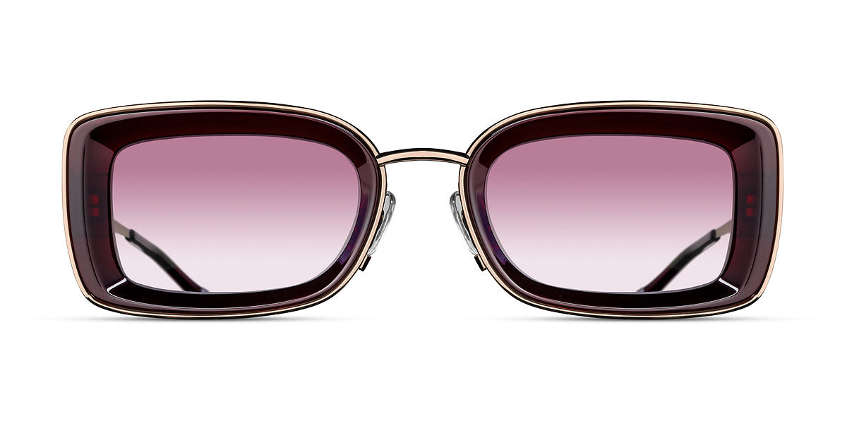 Matsuda® M3124 MTD M3124 Rose Gold/Bordeaux/Pink Gradient 51 - Rose Gold/Bordeaux / Pink Gradient Sunglasses