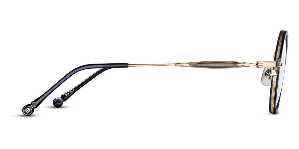 Matsuda® M3127 MTD M3127 Brushed Gold/Navy 43 - Brushed Gold / Navy Eyeglasses