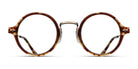 Matsuda® M3127 MTD M3127 Antique Gold/Brown 43 - Antique Gold / Brown Eyeglasses