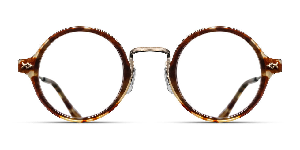 Matsuda® M3127 MTD M3127 Antique Gold/Brown 43 - Antique Gold / Brown Eyeglasses