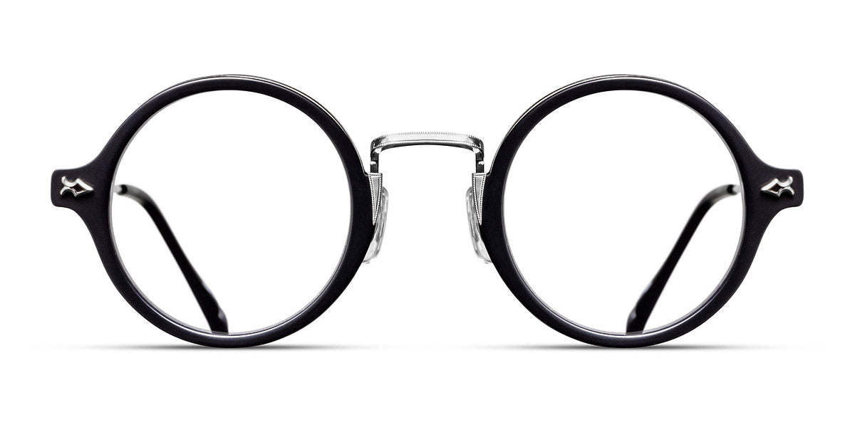 Matsuda® M3127 MTD M3127 Brushed Silver/Matte Black 43 - Brushed Silver / Matte Black Eyeglasses