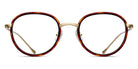 Matsuda® M9014-I MTD M9014-I Brushed Gold Vermeil/Dark Tortoise 48 - Brushed Gold Vermeil / Dark Tortoise Eyeglasses