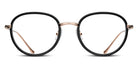 Matsuda® M9014-I MTD M9014-I Rose Gold Vermeil/Matte Black 48 - Rose Gold Vermeil / Matte Black Eyeglasses