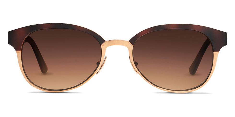 SALT.® MADISON SAL MADISON 001 54 - Copper Brushed Honey Gold/CR39 Brown Gradient Lens Sunglasses