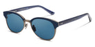 SALT.® MADISON SAL MADISON 003 54 - Indigo Blue Antique Silver/CR39 Denim Lens Sunglasses