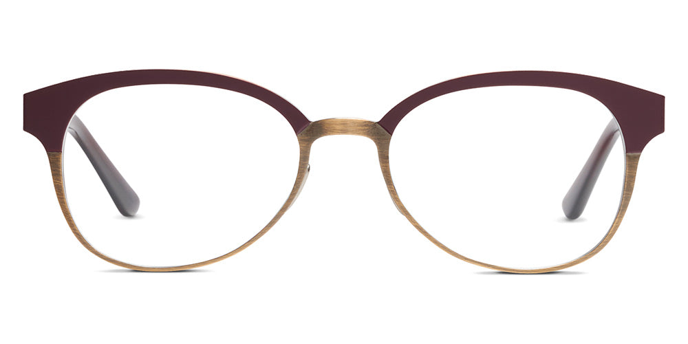 SALT.® MADISON RX SAL MADISON RX 001 54 - Redwood Antique Gold Eyeglasses
