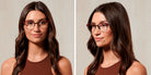 SALT.® MADISON RX SAL MADISON RX 001 54 - Redwood Antique Gold Eyeglasses