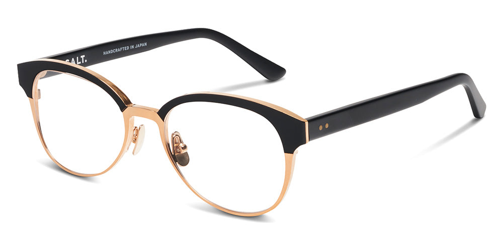 SALT.® MADISON RX SAL MADISON RX 004 54 - Black Sand Honey Gold Eyeglasses