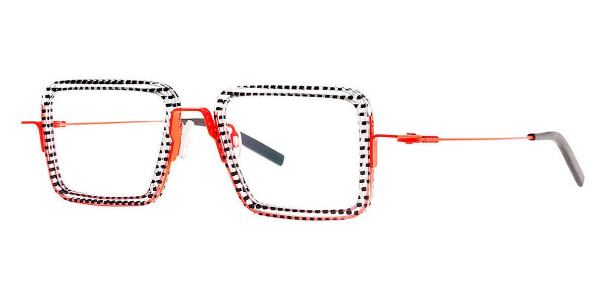 Theo® Mash TH MASH 2 50 - Matte Black Eyeglasses