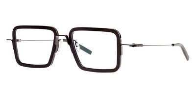 Theo® Mash TH MASH 5 50 - Black Lined / Hot Red Shine Eyeglasses