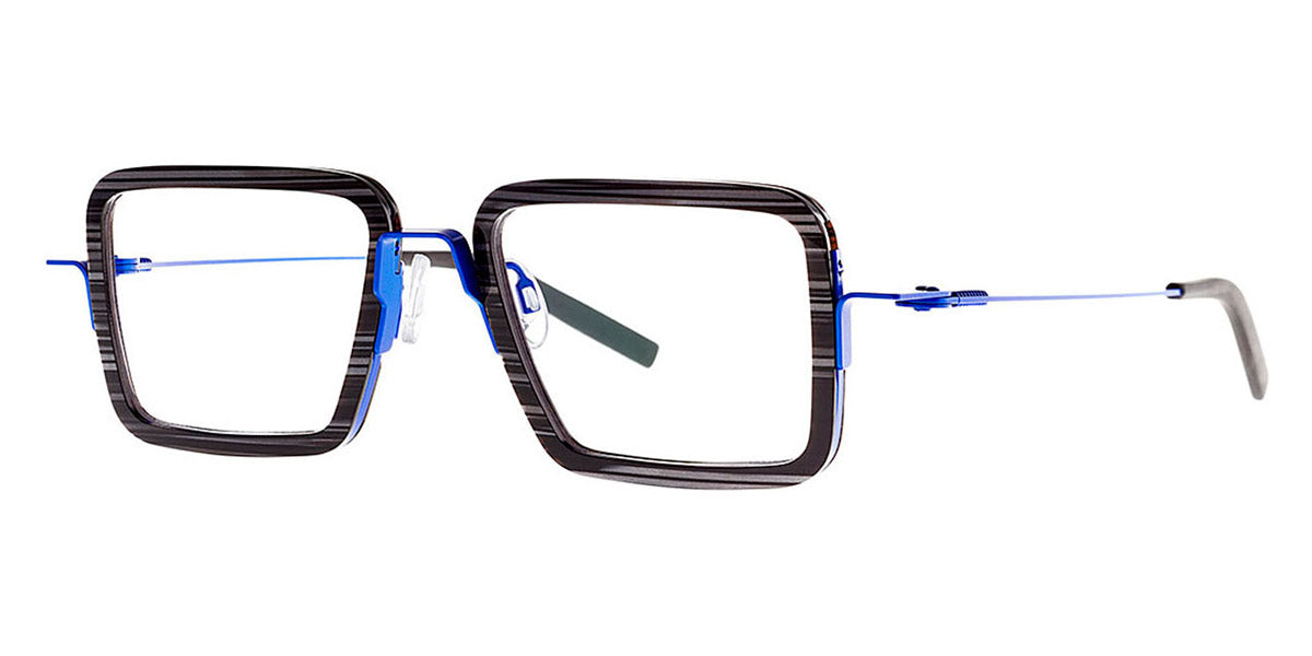 Theo® Mash TH MASH 26 50 - Black Lined / Electric Blue Eyeglasses