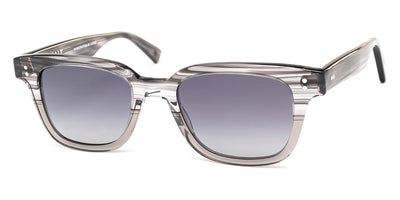 SALT.® MAX SUN SAL MAX SUN 001 50 - Asphalt Grey/Polarized CR39 Grey Gradient Lens Sunglasses