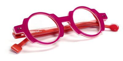 Sabine Be® Mini Be Balloon Swell - Shiny Translucent Fichsia / White / Shiny Orange Eyeglasses