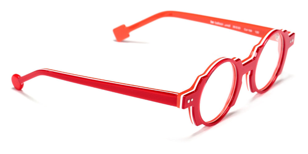 Sabine Be® Mini Be Balloon Swell - Shiny Translucent Red / White / Shiny Orange Eyeglasses