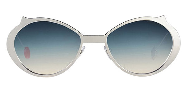 Sabine Be® Mini Be Cat'S Slim Sun - Polished Palladium Sunglasses