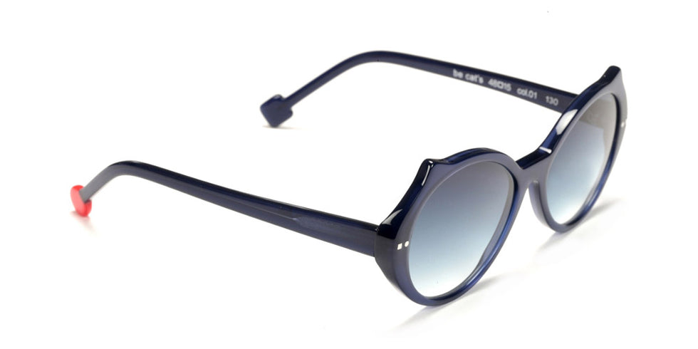 Sabine Be® Mini Be Cat'S Sun - Shiny Navy Blue Sunglasses