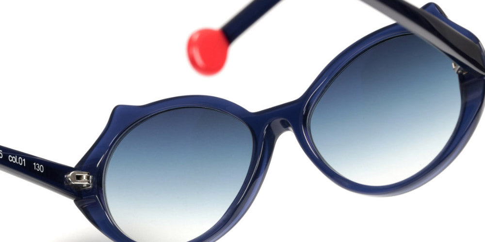 Sabine Be® Mini Be Cat'S Sun - Shiny Navy Blue Sunglasses