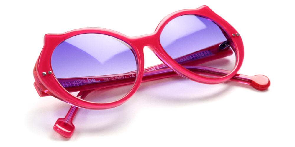 Sabine Be® Mini Be Cat'S Sun - Shiny Neon Pink Sunglasses