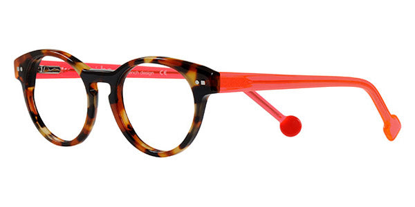 Sabine Be® Mini Be Crazy - Shiny Fawn Tortoise / Shiny Translucent Orange Eyeglasses