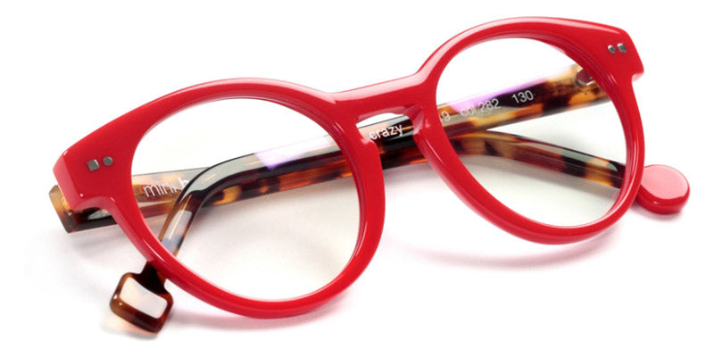 Sabine Be® Mini Be Crazy - Shiny Red / Shiny Tokyo Tortoise Eyeglasses
