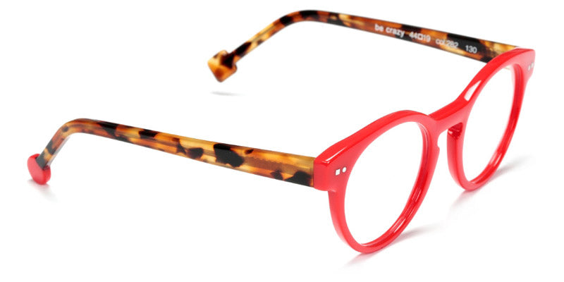 Sabine Be® Mini Be Crazy - Shiny Red / Shiny Tokyo Tortoise Eyeglasses