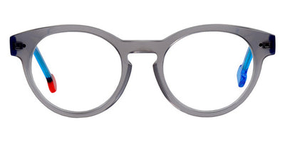 Sabine Be® Mini Be Crazy - Shiny Translucent Gray / Shiny Translucent Neon Blue Eyeglasses