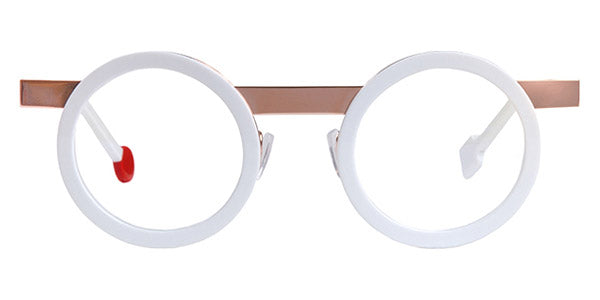 Sabine Be® Mini Be Gipsy - Shiny White / Polished Rose Gold Eyeglasses