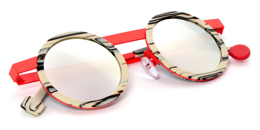 Sabine Be® Mini Be Gipsy Sun - Matte Vanilla Choco / Satin Neon Orange Sunglasses