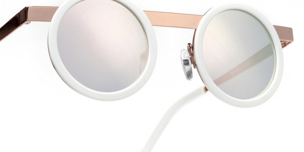 Sabine Be® Mini Be Gipsy Sun - Shiny White / Polished Rose Gold Sunglasses