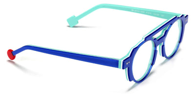 Sabine Be® Mini Be Groovy Swell - Shiny Translucent Blue Klein / White / Shiny Turquoise Eyeglasses