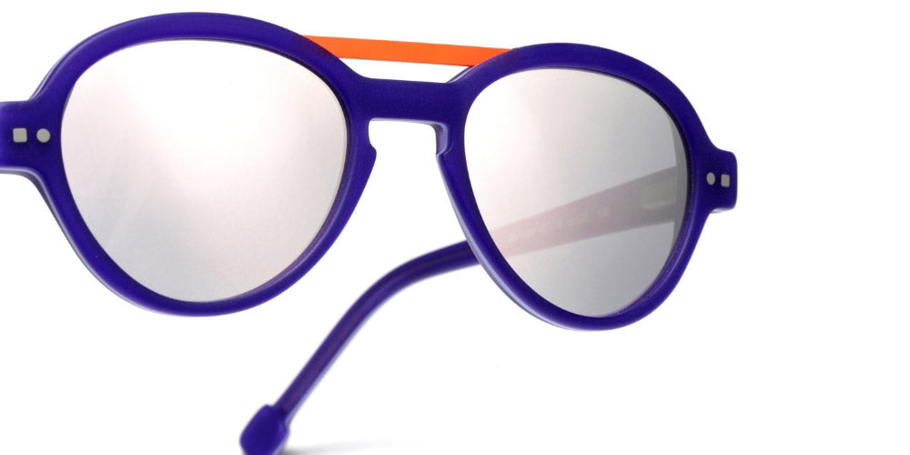 Sabine Be® Mini Be Hype Sun T46 - Matte Purple / Satin Neon Orange Sunglasses