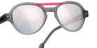 Sabine Be® Mini Be Hype Sun T46 - Matte Translucent Gray / Satin Neon Pink Sunglasses