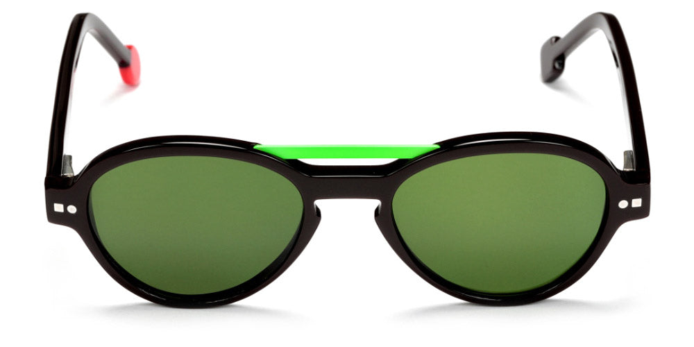 Sabine Be® Mini Be Hype Sun T46 - Shiny Dark Choco Brown / Polished Palladium Sunglasses