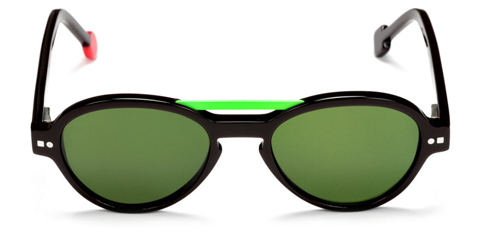 Sabine Be® Mini Be Hype Sun T46 - Shiny Dark Choco Brown / Polished Palladium Sunglasses