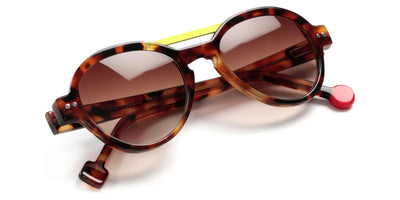 Sabine Be® Mini Be Hype Sun T46 - Shiny Fawn Tortoise / Neon Yellow Sunglasses