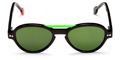 Sabine Be® Mini Be Hype Sun T49 - Shiny Dark Choco Brown / Polished Palladium Sunglasses