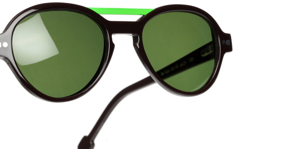 Sabine Be® Mini Be Hype Sun T49 - Shiny Dark Choco Brown / Polished Palladium Sunglasses