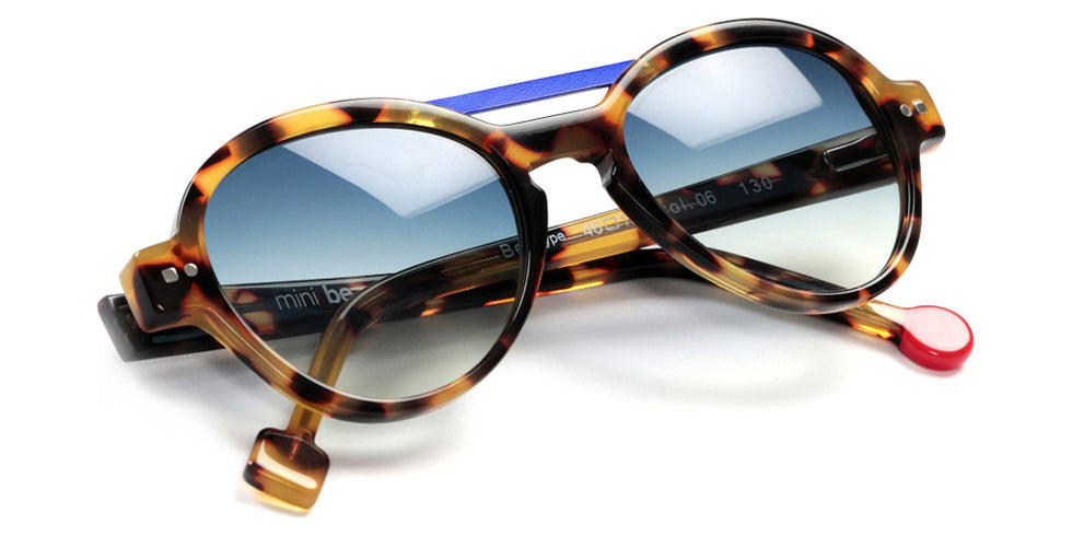 Sabine Be® Mini Be Hype Sun T49 - Shiny Tokyo Tortoise / Satin Blue Klein Sunglasses