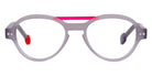Sabine Be® Mini Be Hype T46 - Matte Translucent Gray / Satin Neon Pink Eyeglasses